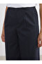 Loose Fit Striped Women's Pleated Trousers - 3