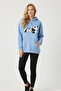 Printed Hooded Oversize Unisex Sweatshirt - 2