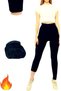 Winter Underwear Thermal Unisex Cotton Raised Stretchy Comfortable Lingerie Leggings Underwear - 5