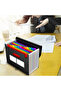 12 Pocket Folders Expanding File Folder 12 Pockets A4 Size Filing Folder Organizer Large Capacity Po - 7