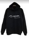Black Mustafa Kemal ATATÜRK Signed Hooded Oversize Sweatshirt