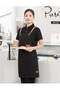 Cotton Canvas Cross Back Chef Apron with Large Pockets, Heavy Duty Adjustable, White - 5