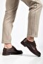 Genuine Leather Brown Men's Classic Shoes with Thermo Sole and Bonded Skeleton - 2