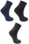 Men's 3 Pairs Thermal Winter Short Terry Socks – Thick, Cotton, Warm - 3