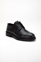 Genuine Leather Black Men's Classic Shoes with Thermo Sole and Bonded Skeleton - 4