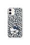 iPhone 12 Mini Compatible Kitty Patterned Transparent Phone Case