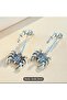 Punk Style Retro Metal Scorpion Earrings Model for Women - 2