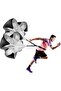 Running Parachute Speed Training Pack of 2, 56 Inch, Black