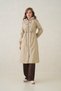 Riva Drawstring Hooded Trench Coat – Waterproof Dense Weave and Comfortable Fabric Women's Trench Coat - 2