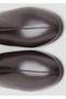 Block heel leather short boots - 5