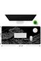 TEDNETGO Large Gaming Mouse Pad with Rubber Base with Stitched Edges, Mouse Pad for Keyboard, XXL, Black - 6