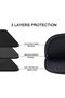 Laptop Sleeve 15.6 inch, Durable Briefcase Cover Shockproof Protective Case, Handbags Portable Laptop Bag for 15.6 inch HP Dell Asus Lenovo Notebook Computer, Laptop Case with Front Pocket, Black - 3