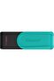 ذاكرة USB من نوع DataTraveler Exodia S بسعة 128 جيجابايت، USB 3.2 الجيل الأول، منفذ USB من النوع A، باللون الأسود/الفيروزي