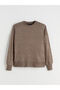 Lcw everyday crew neck oversize women's sweatshirt - 5