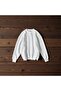Unisex Basic 0 Crew Neck Unprinted Plain Oversize Wide Loose 3 Thread 100% Cotton Sweatshirt