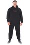 Men's Plus Size Hooded Sweatsuit Set with 2 Strands of Yarn Suitable for up to 154 Kilograms - 3