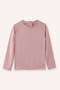 Girl's Uv Protection Fuchsia T-Shirt