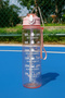 Pink Transparent Motivational Water Bottle 900 ml Leak-Proof, Suitable for Sports, School, Office and Daily Use - 5