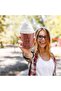 Disposable Plain White Paper Tea & Coffee Hot Drinking Cups (6oz, 50 Pack) - 4