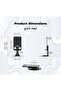Rotatable Cellphone Stand, Adjustable Phone Holder for Desk with Travel Pouch - 4