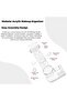 Adjustable Acrylic 360° Rotating Cosmetic Organizer - 6-Layer Makeup Holder - 4