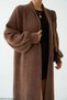 Women's Oversized Long Knit Cardigan – Pink, Stone, Beige, Black, Brown, Yellow, Baby Blue – Standard Size