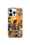 iPhone 15 Pro Max Compatible Cleopatra Patterned Transparent Phone Case