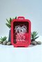 Parabox - 20,000 Tl Piggy Bank - Wooden Money Saving Goal Box - Time to Travel - Red Piggy Bank
