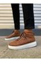 Jy206 Ottawa Lace-Up Orthopedic Sole Leather Men's Sports Boots Cbt - Tan