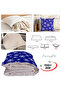 Snowflake Patterned Tv Blanket Optional Decorative Pillow Cushion 2 in 1 Blanket - 2