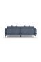 Tanner 3+2+1 Fabric Sofa Set - Blue, 6-Seater Couch with 2-Year Warranty, Stylish & Comfortable - 8