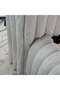 Fritz 150x200 Queen Bed in Light Grey - Foam Fabric Bed with Slats, 2-Year Warranty - 5