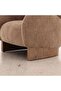 Nordomi 1 Seater Fabric Sofa - Brown, Stylish Wood Frame, Comfortable One Seater, 2 Year Warranty - 8