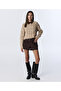 Raw Edge Sweater with Contrast Collar - 5