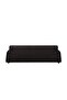 Tokishi 3-Seater Full Leather Sofa - Black, Stylish & Comfortable Wooden Frame, 2-Year Warranty - 3