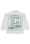C Chıcago Printed - Embroidered Sweatshirt for Ages 10-13 - Gray 10-11 Years Old - 2