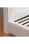 Fritz 150x200 Queen Bed in Cream - Stylish Foam Fabric Bed with 2-Year Warranty & Slats - 2