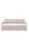 Jaizell Reversible Fabric Corner Sofa Bed with Storage - Beige, 3-Seater, 2-Year Warranty - 6