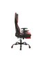 Belanda Gaming Chair with Footrest - Black/Red Faux Leather, Metal Frame, 2-Year Warranty - 6