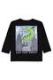 Stay Brave Printed 2-5 Years Old Sweatshirt - Black - 2