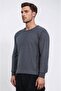 Cycling Collar Honeycomb Knit Anthracite Knitwear Sweater - 4
