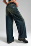 Tw3 Jean Yıldız Arma Detailed Camouflage Belted Women's Palazzo Jeans - 4