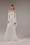 Strapless Satin Crepe Gloves Fish Model White Engagement Dress Promise Dress Wedding Dress Wedding Gown - 5