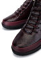 Women's Genuine Leather Claret Red Boots - 4