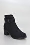 Bln 703 Belt Buckle Thick Heeled Boots - 2