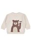 Hey Bear Printed Sweatshirt for Ages 2-5 - Beige