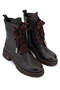 Women's Genuine Leather Brown Floater Classic Boots - 2