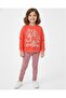 Girl's Heart Printed Tights, Transitional , 2-10 Years Old Sweatshirt Bottom Top Tights Set