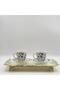 Nazar Bead Patterned 2-Person Coffee Cup Set - 3