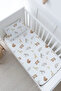 Baby Boy Elastic Sheet Set - Pureline Series - Cute Animals